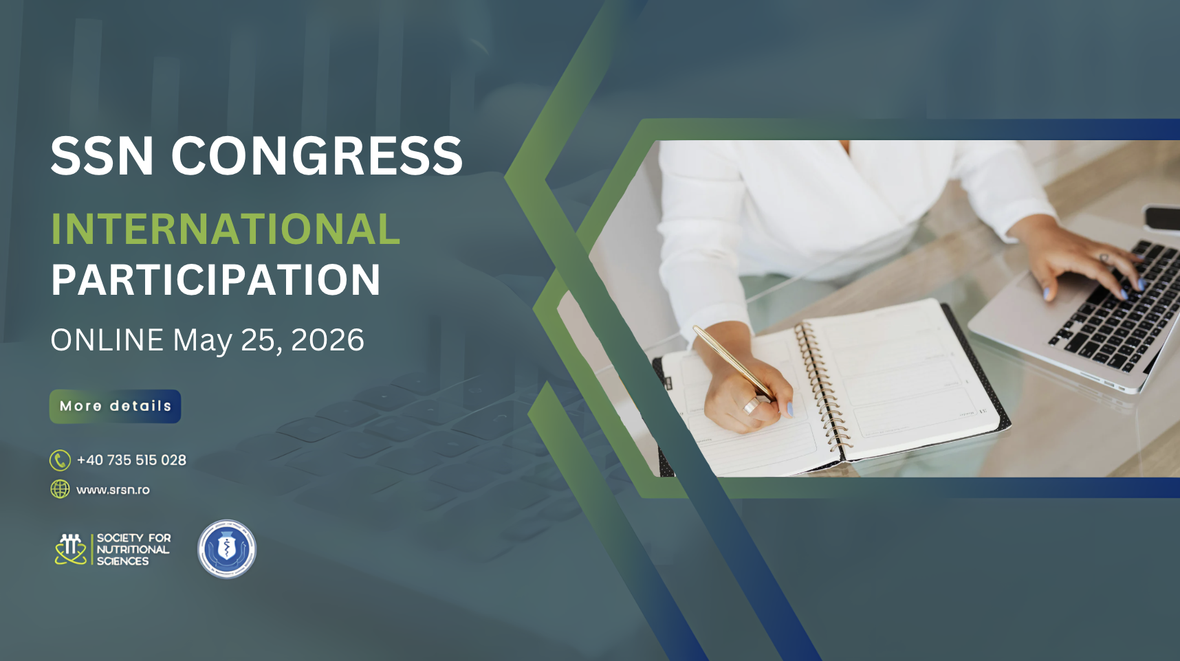 The Second Congress of The Society for Nutritional Sciences - Pre-Congress Webinars